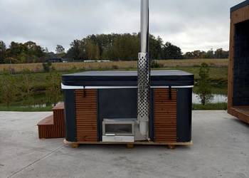 Kwadratowa Balia Akrylowa MONACO 220×220 Beczka Kąpielowa Bania Ruska Spa