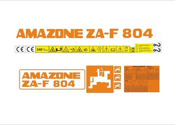 Naklejki Amazone ZA-F 804 mocny klej, odporne, laminat UV