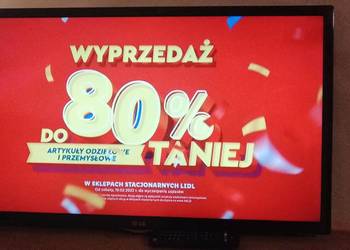 Telewizor LED 32 cale LG z dekoderem dvb-t2