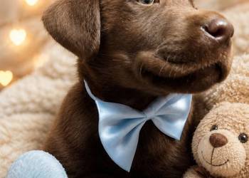 Labrador Retriever suczka wspaniałej budowy po ojcu pochodzenia FCI