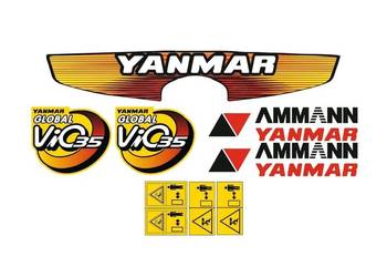 Naklejki oklejenie naklejka - AMMANN YANMAR VIO 35 zamiennik