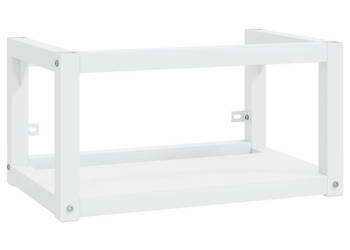Mocowany na ścianie stelaż pod umywalkę biały 59x38x31 cm WM-338491