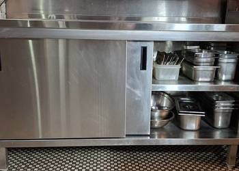 Wyprzedaż!!! Stół roboczy nierdzewny z szafka