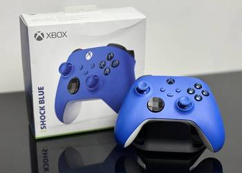 ORYGINALNY PAD XBOX SERIES X/S - NIEBIESKI - SHOCK BLUE