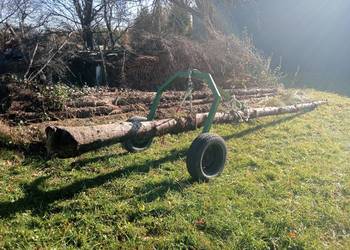 Wózek transportowy do drewna / kłód / drzew – solidny i wytrzymały