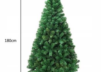 Choinka sztuczna 180 cm nowa, gęsta o naturalnym wyglądzie