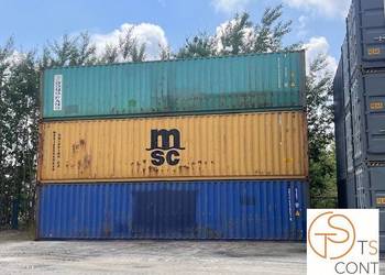 Kontener morski magazynowy budowlany 40 DV DC używany 12 metrowy szczelny