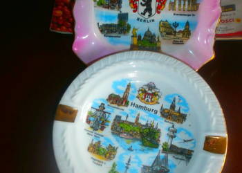 popielniczka  BERLIN  HAMBURG porcelana