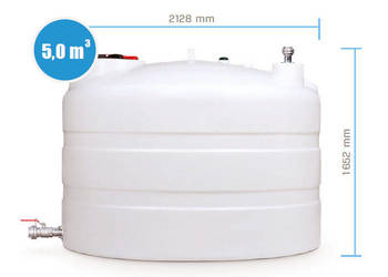 ZBIORNIK NA WODĘ PITNĄ 5000L z ATESTEM PZH