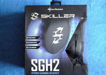 Sprzedam nowe słuchawki nauszne Sharkoon Skiller SGH2 pudełko lekko podnisz
