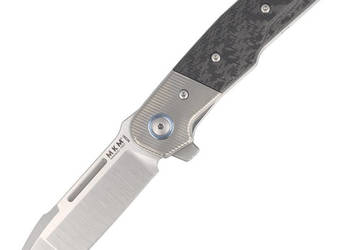Nóż składany MKM Clap Carbon Fiber, Satin M390 by Bob Terzuola (MK LS01-CT)