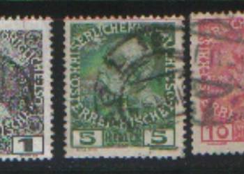 Zn. Austria Mi 139, 42, 4 kas 1908