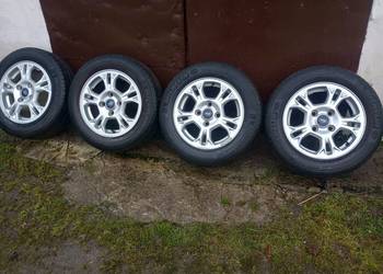 Jak Nowe Oryginalne Alufelgi et37,5 Fiesta mk7 Ford KA Felgi 14" 4x108