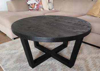 Stolik kawowy dębowy okrągły