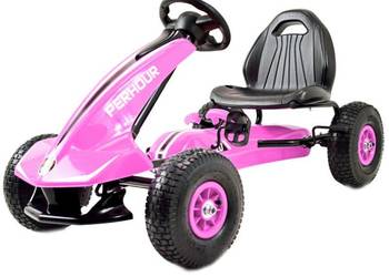 NAJNOWSZY GOKART NA PEDAŁY, KOŁA POMPOWANE, HAMULCE/G203