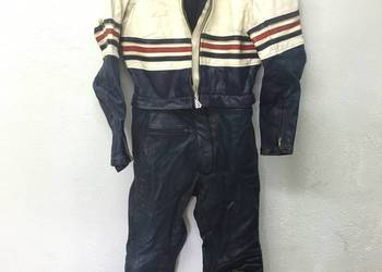 STARY KOSTIUM SKÓRA NA MOTO OLD FASHION DAMSKI