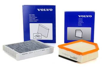 VOLVO V70 II 2,4D zestaw filtr powietrza + kabinowy OE