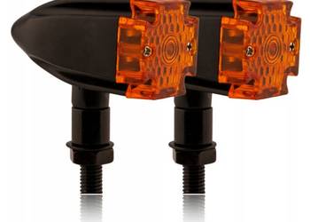 KIERUNKOWSKAZY X 2 Z METALU KRZYŻ MALTAŃSKI CHOPPER CRUISER CUSTOM