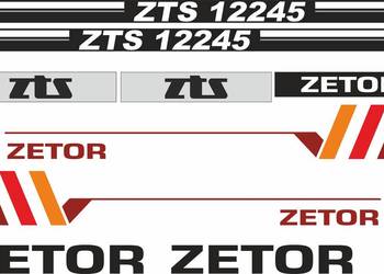 Naklejki zts zetor 12245 super mocne zamienniki i inne modele