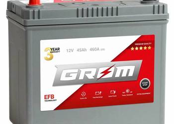 Akumulator GROM EFB START&STOP 45Ah 460A Japan lewy/prawy +