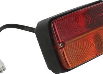 Lampa tylna zespolona, prostokątna pomarańczowa/czerwona Cobo 0213010000