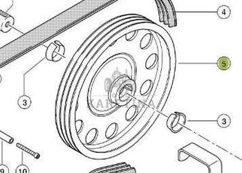 Claas Lexion 570 Koło Pasowe Napędu Oddzielania 0006674130 00 0667 413 0