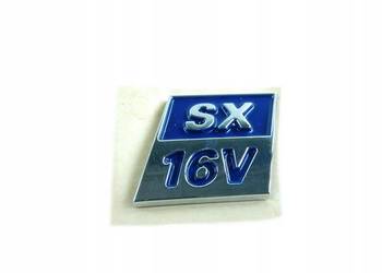 EMBLEMAT ZNACZEK FIAT PUNTO SX 16V ORYGINAŁ ASO