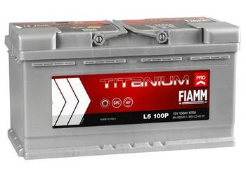 Akumulator 100Ah 870A FIAMM TITANIUM PRO 12V Prawy Plus