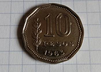 10 PESOS 1963 ROK - ARGENTYNA