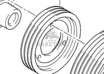 Claas Lexion 570 Koło Pasowe Napędu Hybrydowego 0006676770 00 0667 677 0