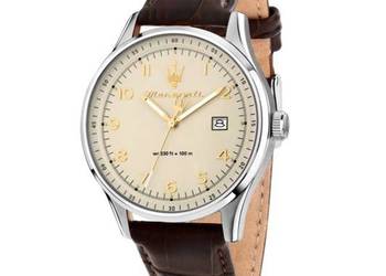 Maserati Sorpasso R8851124004 męski zegarek box kwarc data 42 mm WR100 NOWY