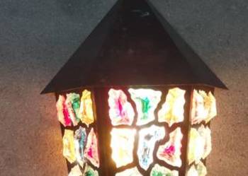 Stara lampa zewnętrzna kinkiet.