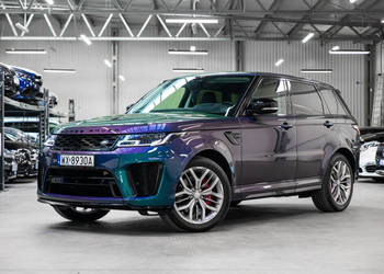 Land Rover Range Rover Sport SVR 5.0 V8 575KM. Spectral Blue SVO. Lakier z…