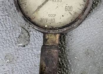 Zegar wskaźnik Kpa produkcji Radzieckiej CCCP