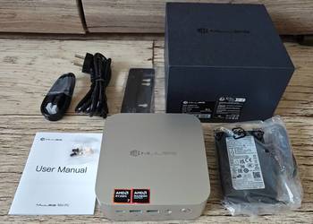 Nowy Komp Mini PC Ryzen 7 H255 24GB DDR5 1TB NVMe wifi6 BT W11Pro