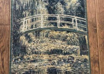 Gobelin ścienny Claude Monet | Lilie wodne i japoński mostek | 111x92 cm