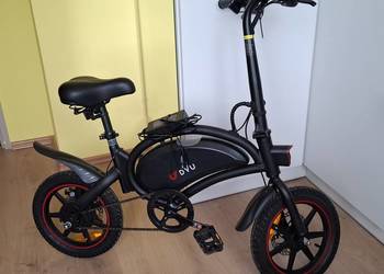 Rower elektryczny DYU składany 36V 10Ah – mały, lekki, sprawny