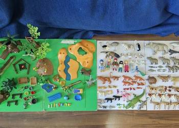 Klocki playmobil peppa pig duplo Hello Kitty zwierzęta, smoki, rośliny