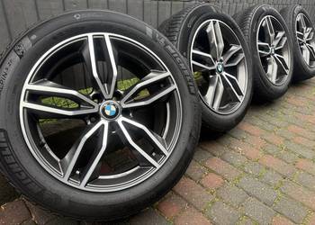 Zimowe 19 cali BMW X3 g01 X4 g02 felgi koła czujniki 5x112 8.5J ET30