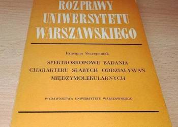 Spektroskopowe badania charakteru słabych oddziaływań międzymol Szczepaniak