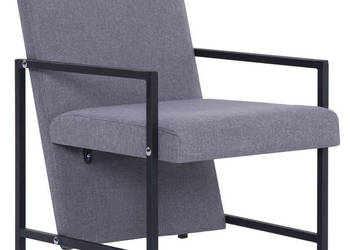 Fotel jasnoszary tkanina WM-282155