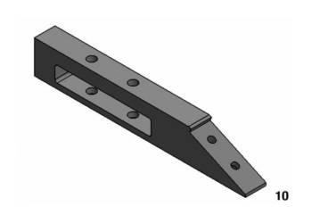 Uchwyt do dłuta MICHEL - 410X65X40 CP6741