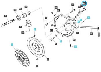 Pierścień segera S811047001 / LS Tractor 40029295