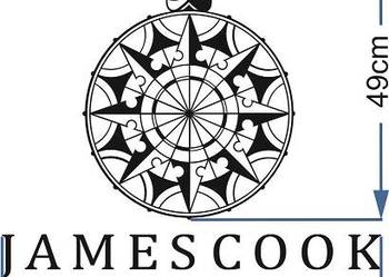 Naklejka James Cook Róża wiatrów Mercedes Westfalia kamper