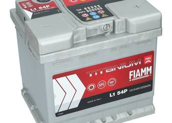 Akumulator FIAMM TITANIUM PRO 12V 54Ah 520A Prawy Plus