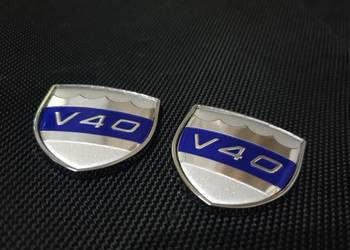 Nowe Znaczki Emblematy naklejki Executive Volvo V40 2szt Okazja