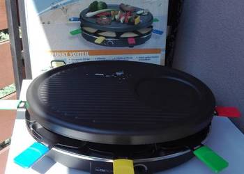 Grill elektryczny Clatronic Raclette RG2760 (1200W stołowy-otwarty czarny)