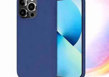 ? Etui silikonowe do iPhone 14 Pro – granatowe | NOWE ?