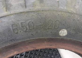 Opona pełna do starej armaty.