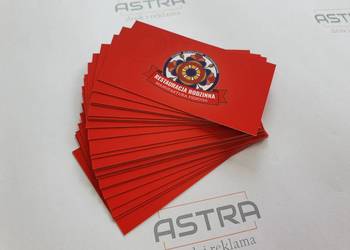 Wizytówki firmowe 24h business cards Kraków ASTRA druk i reklama